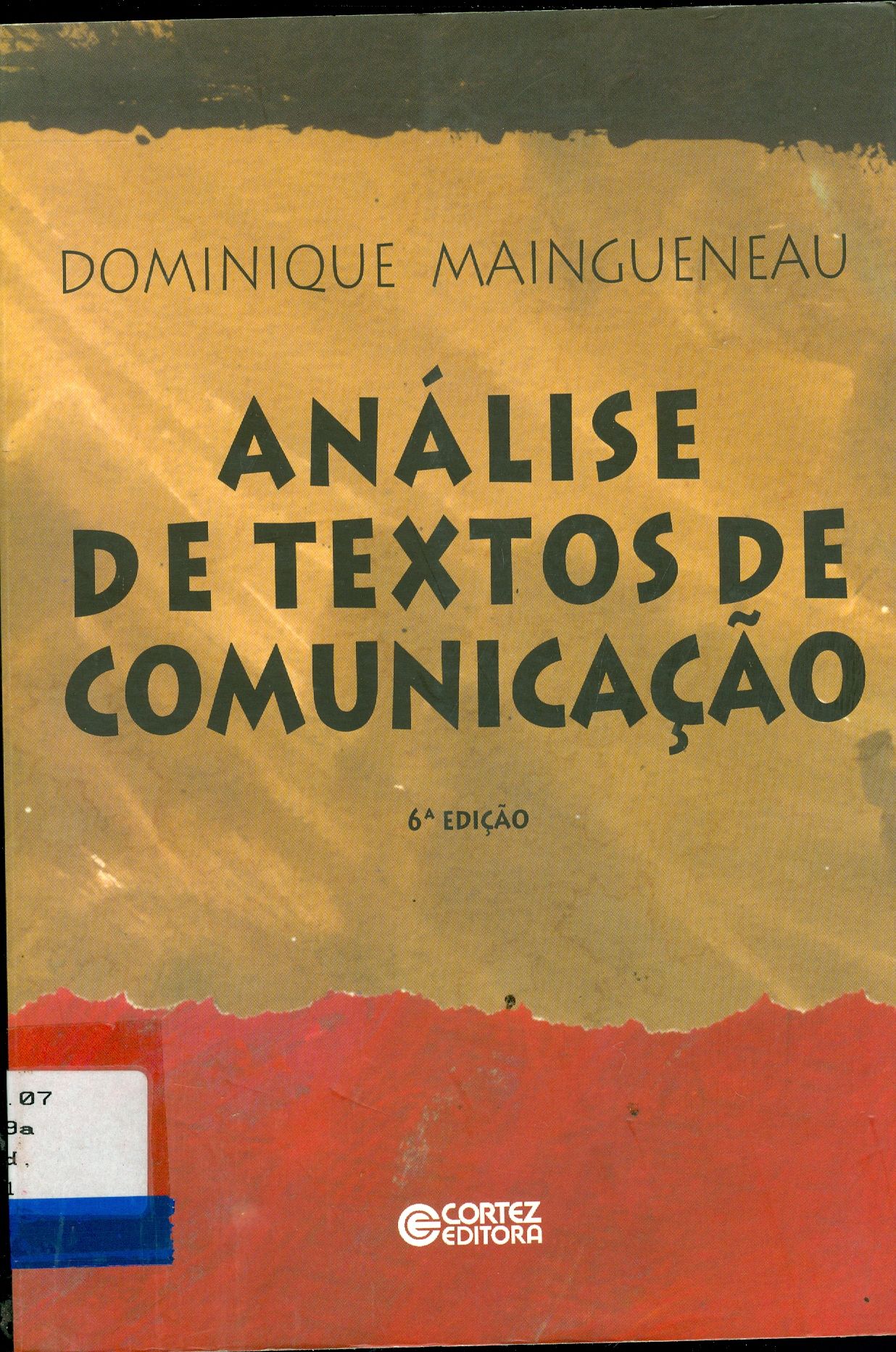 ANÁLISE DE TEXTOS DE COMUNICAÇÃO