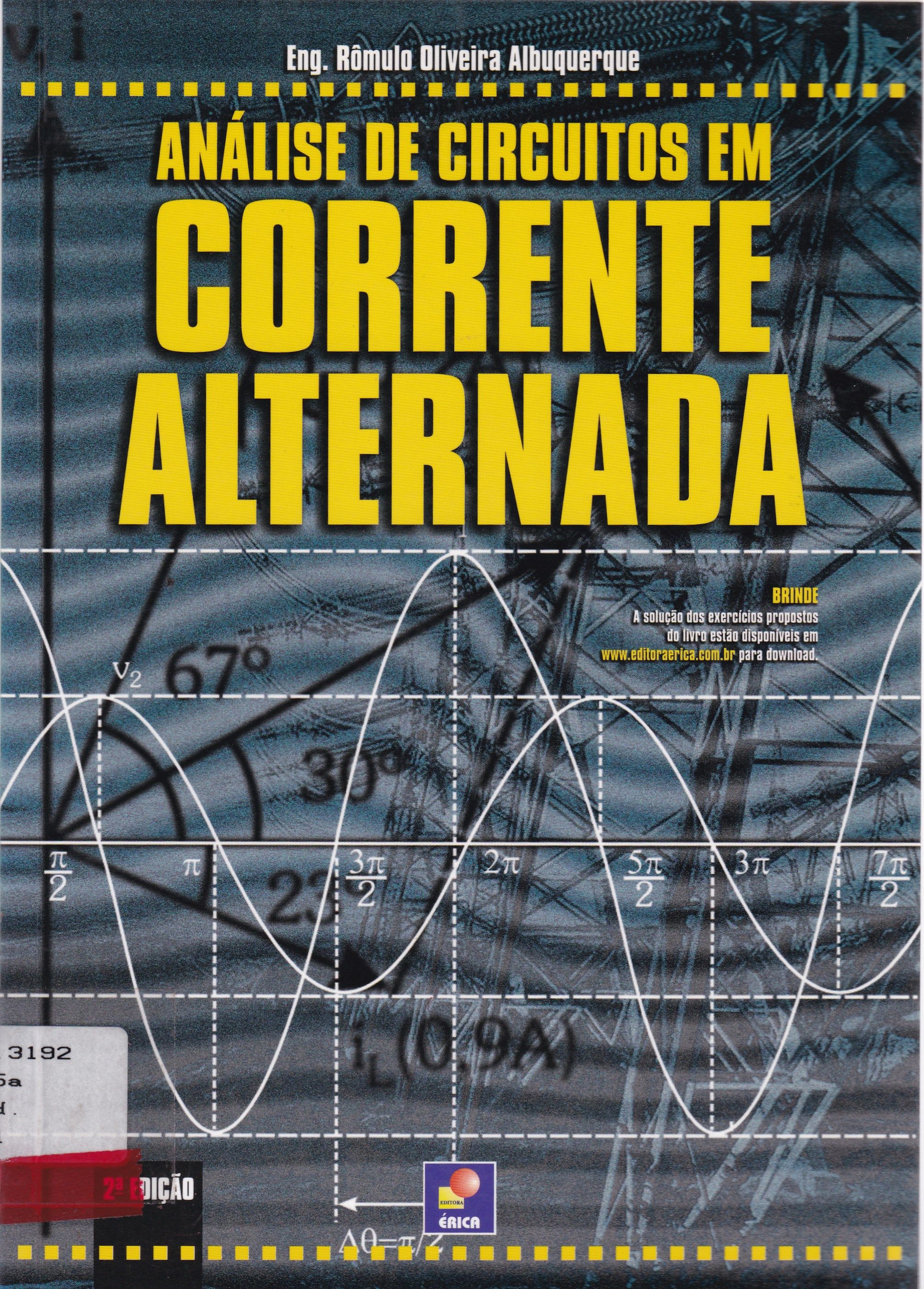 ANÁLISE DE CIRCUITOS EM CORRENTE ALTERNADA