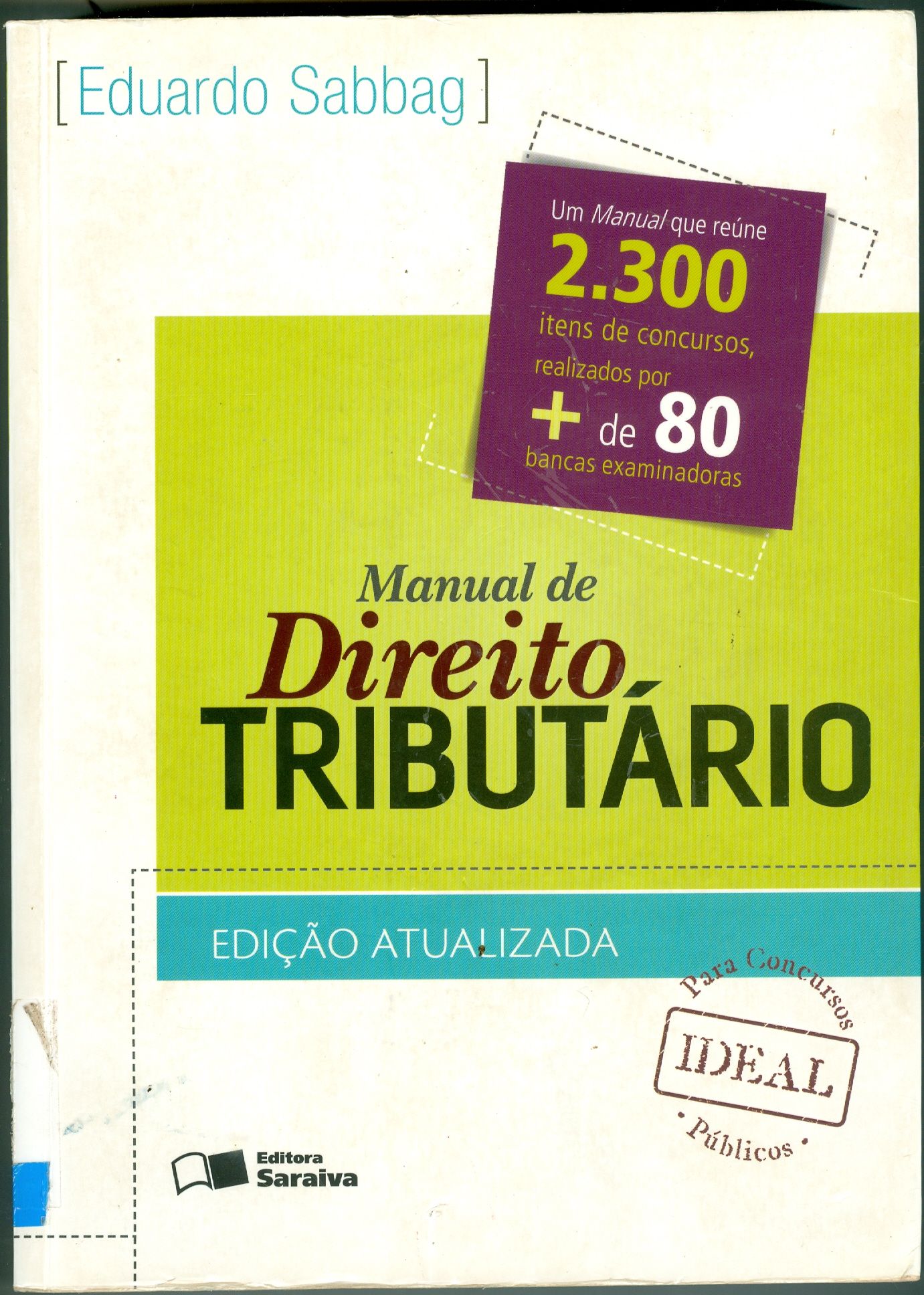 MANUAL DE DIREITO TRIBUTÁRIO