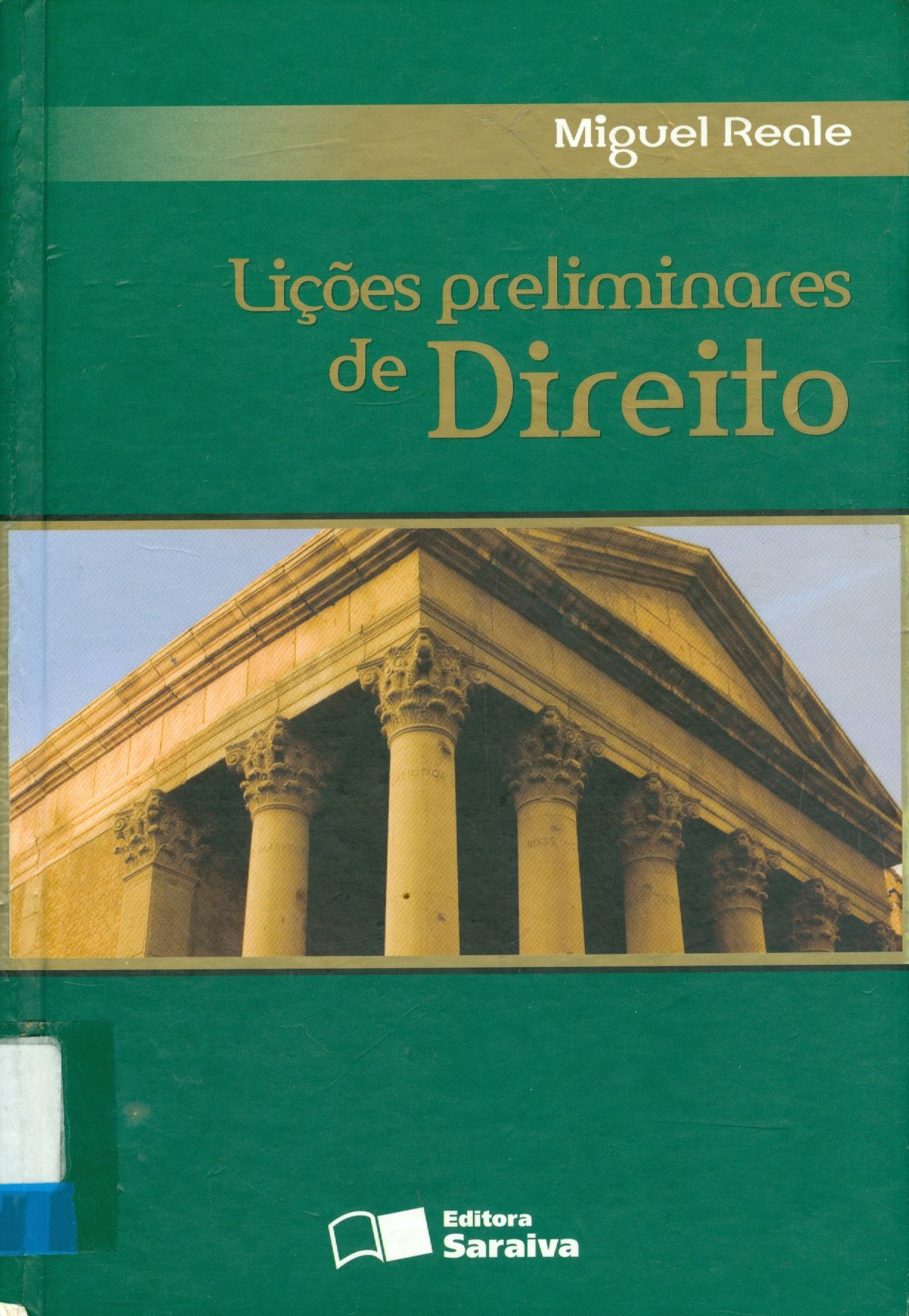 LIÇÕES PRELIMINARES DE DIREITO 
