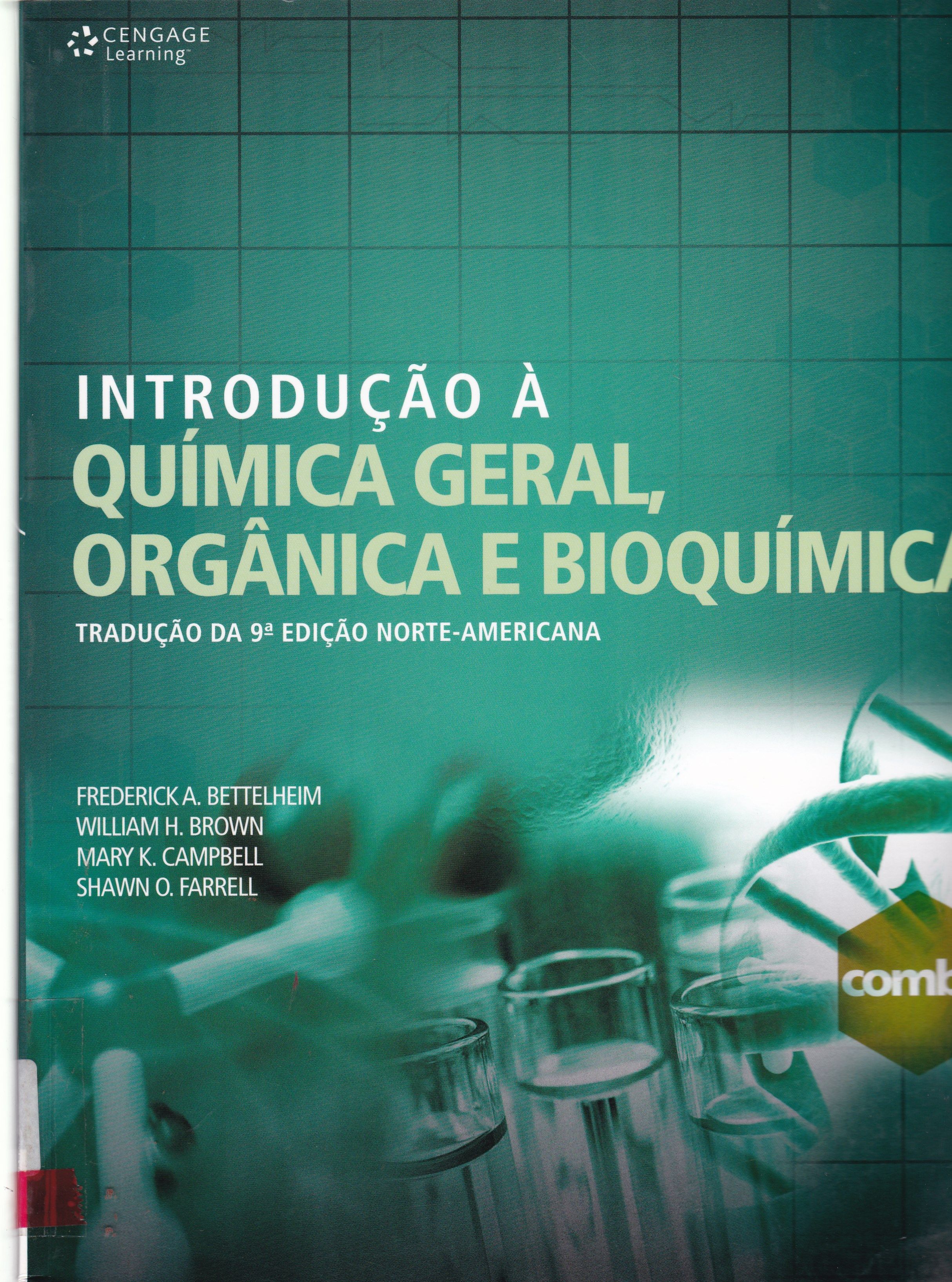 INTRODUÇÃO À QUÍMICA GERAL, ORGÂNICA E BIOQUÍMICA