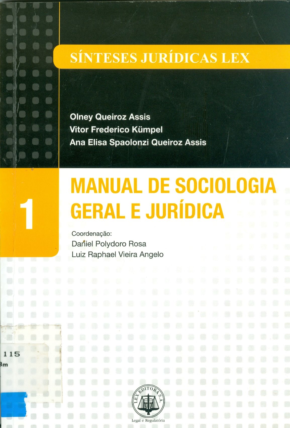MANUAL DE SOCIOLOGIA GERAL E JURÍDICA