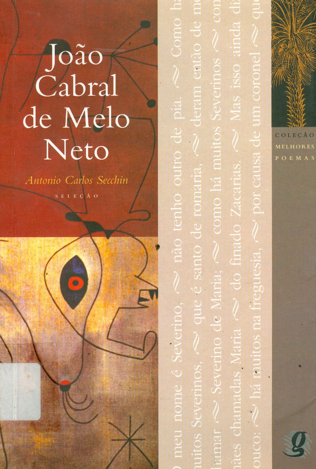 MELHORES POEMAS JOÃO CABRAL DE MELO NETO