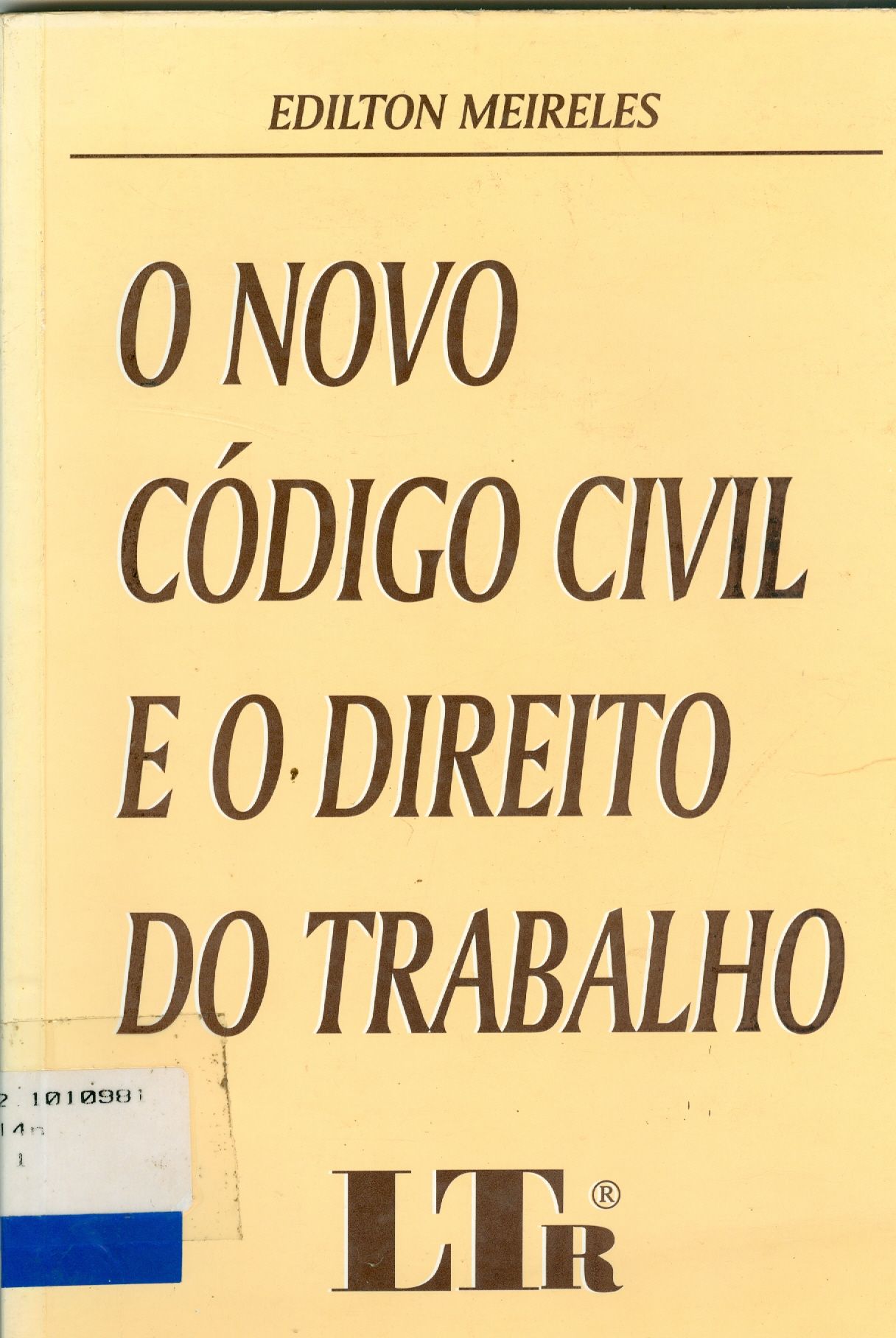 NOVO CÓDIGO CIVIL E O DIREITO DO TRABALHO, O