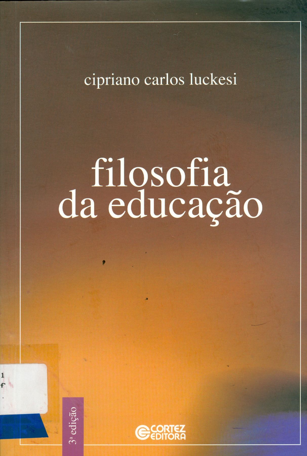 FILOSOFIA DA EDUCAÇÃO