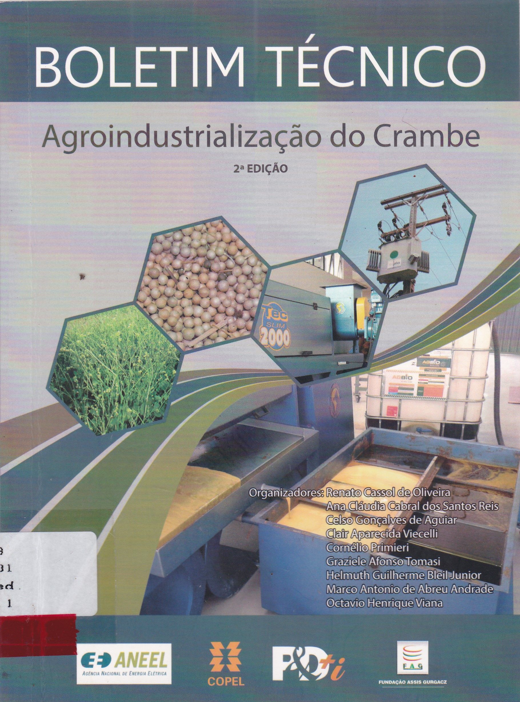 BOLETIM TÉCNICO: AGROINDUSTRIALIZAÇÃO DO CRAMBE