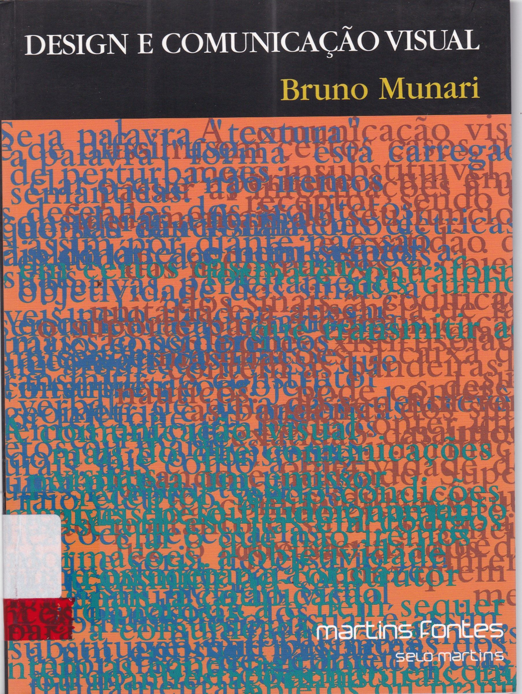 DESIGN E COMUNICAÇÃO VISUAL: CONTRIBUIÇÃO PARA UMA METODOLOGIA DIDÁTICA