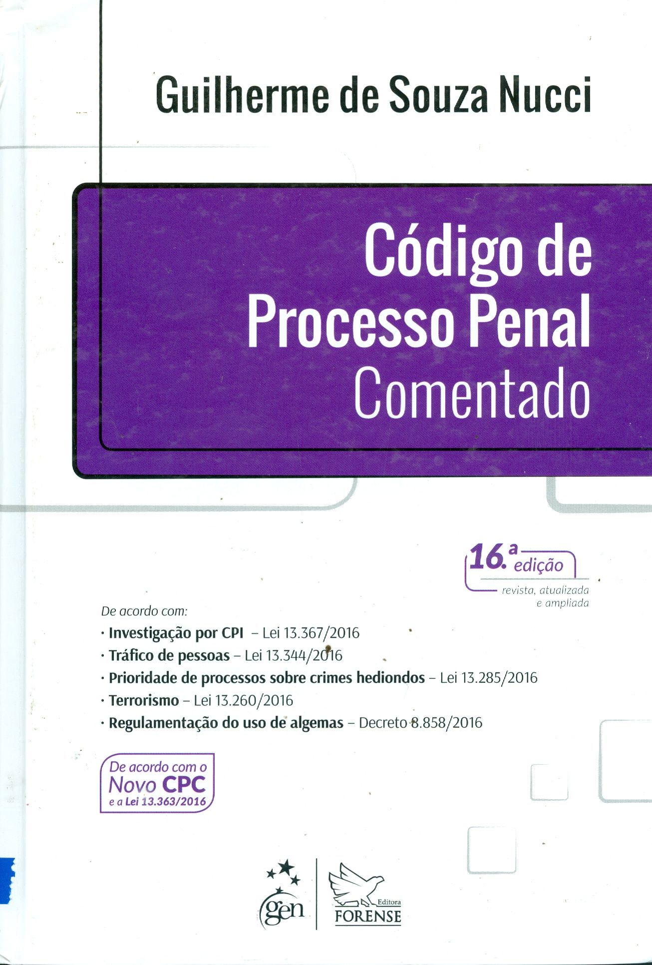 CÓDIGO DE PROCESSO PENAL COMENTADO