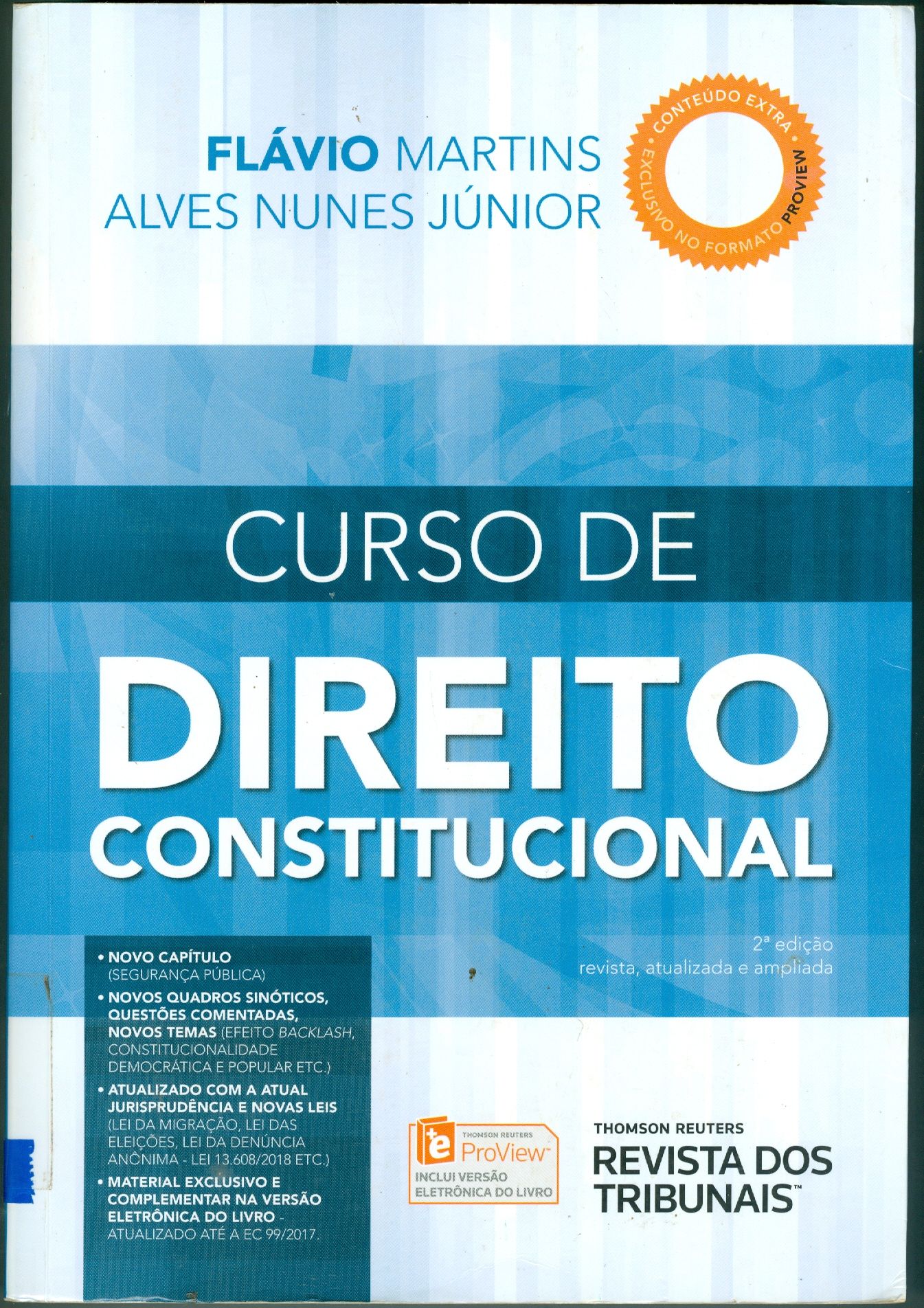 CURSO DE DIREITO CONSTITUCIONAL
