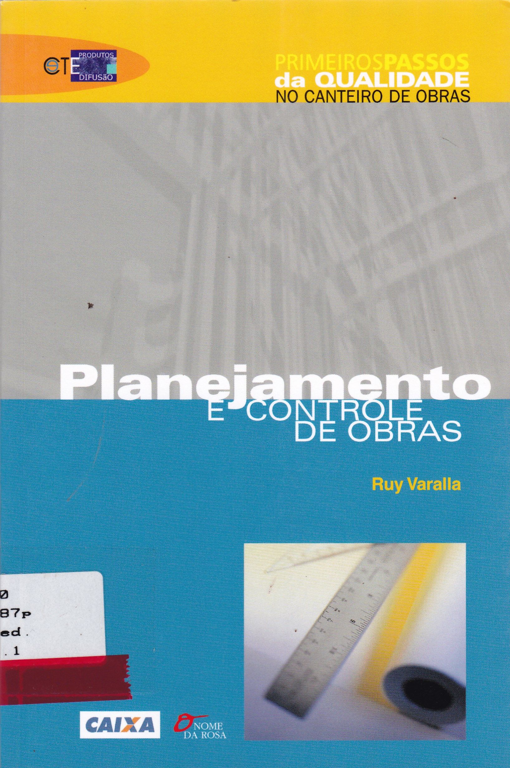 PLANEJAMENTO E CONTROLE DE OBRAS