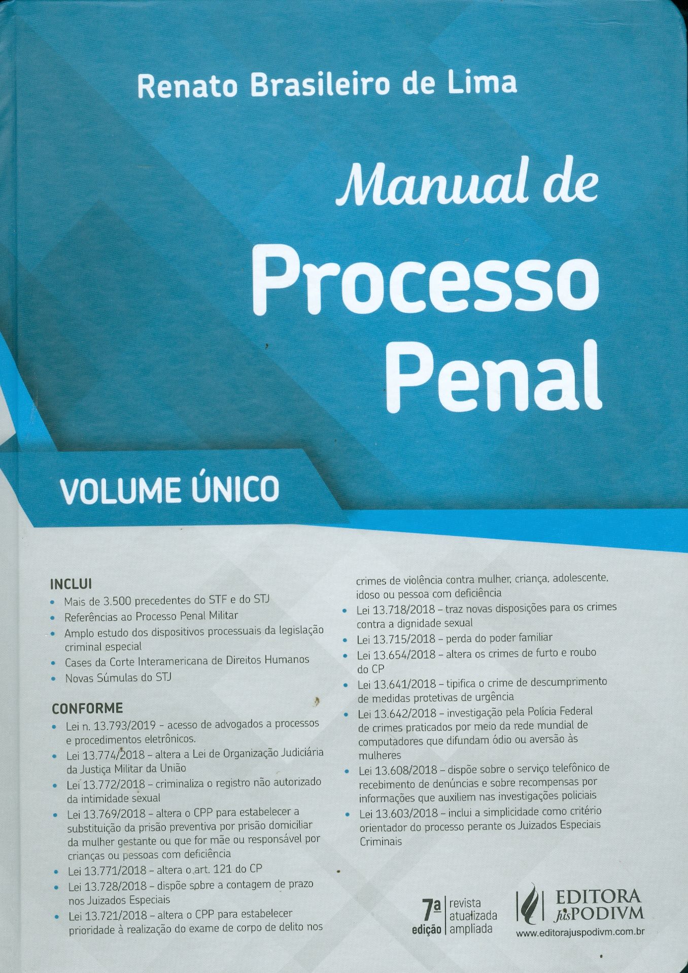 MANUAL DE PROCESSO PENAL