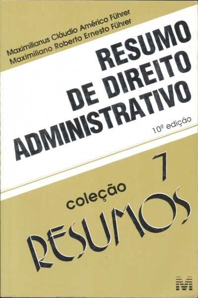 RESUMO DE DIREITO ADMINISTRATIVO