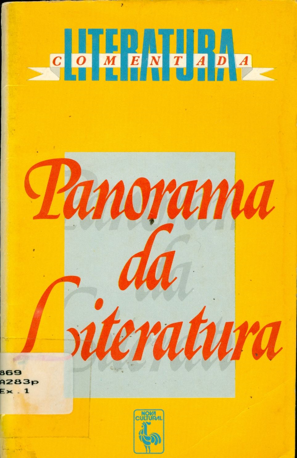PANORAMA DA LITERATURA