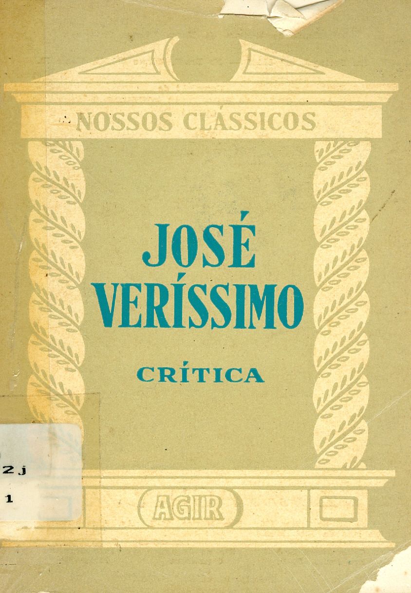 JOSÉ VERÍSSIMO: CRÍTICA 