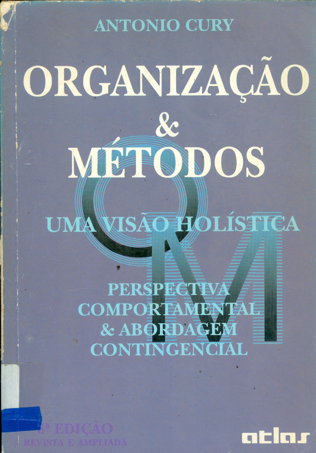 ORGANIZAÇÃO E MÉTODOS: UMA VISÃO HOLÍSTICA