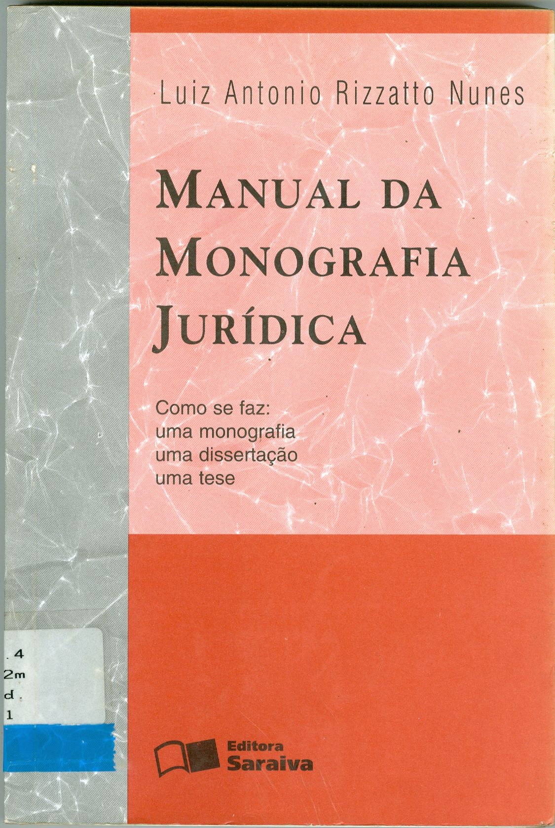 MANUAL DA MONOGRAFIA JURÍDICA