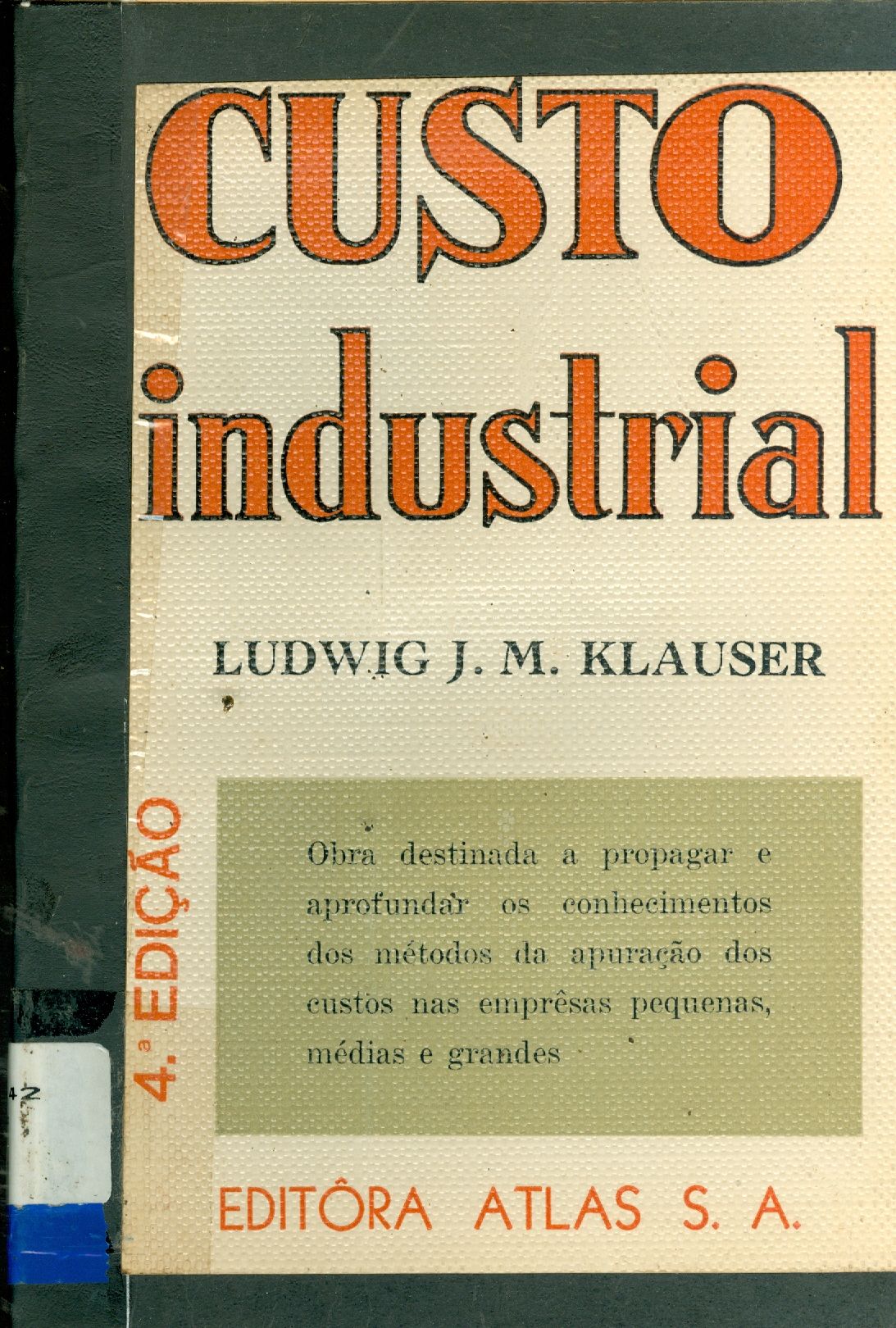 CUSTO INDUSTRIAL 