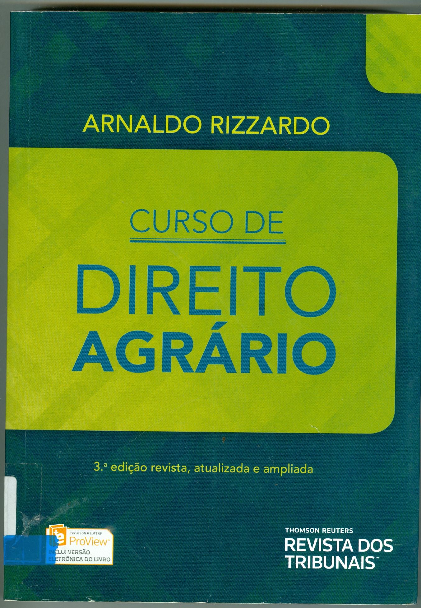 CURSO DE DIREITO AGRÁRIO