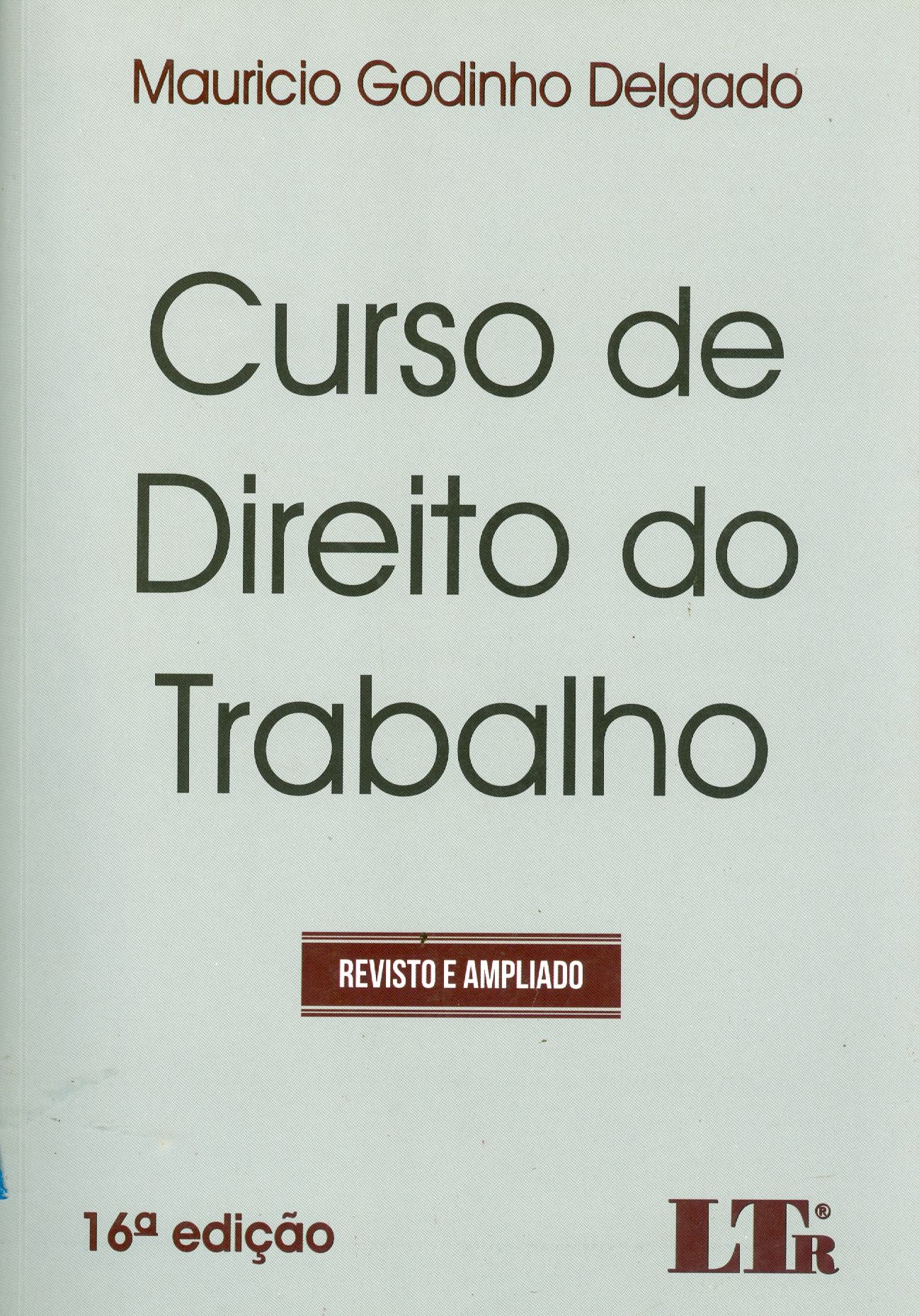 CURSO DE DIREITO DO TRABALHO