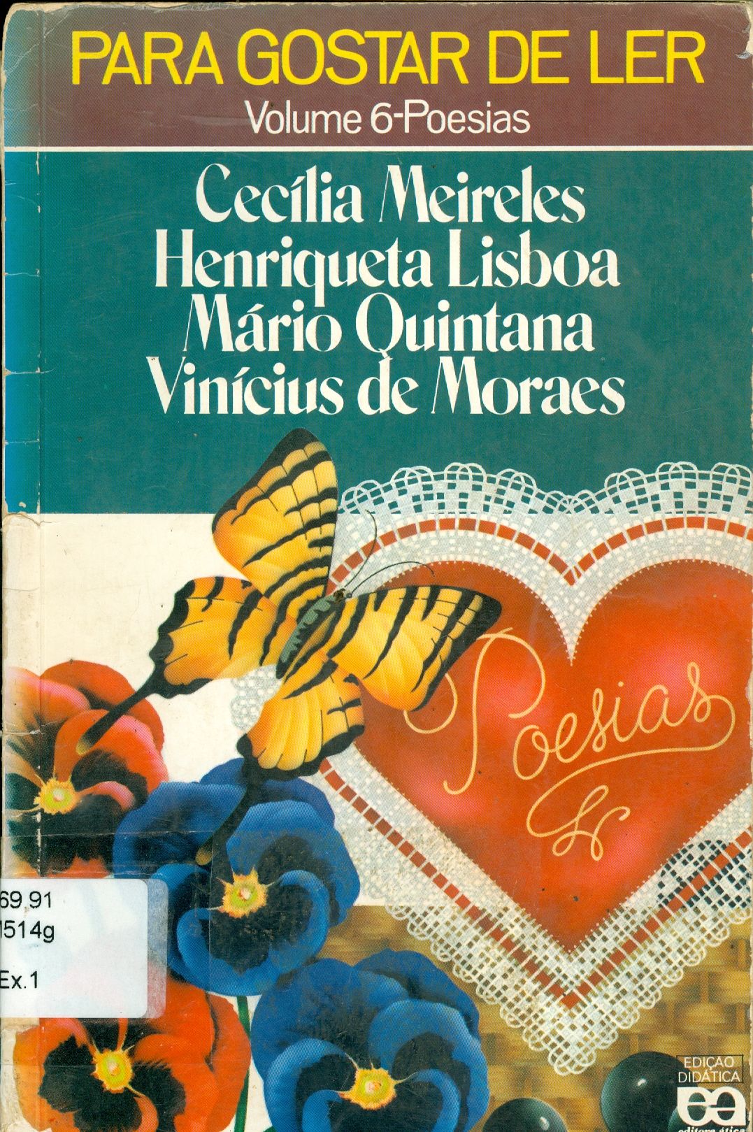 PARA GOSTAR DE LER: POESIA: V. 6 - LIVRO DO PROFESSOR