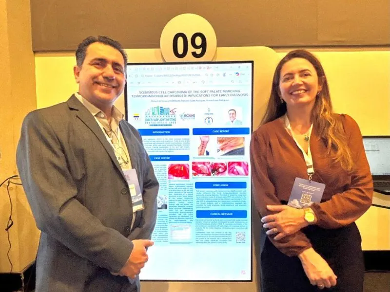 Professores de Odontologia do Centro Universitário Integrado apresentam estudo em congresso internacional de Estomatologia Professores de Odontologia do Centro Universitário Integrado apresentam estudo em congresso internacional de Estomatologia