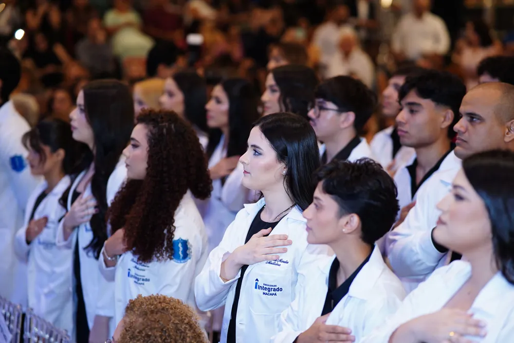 Faculdade Integrado realiza cerimônia do jaleco para 2ª turma de Medicina em Macapá