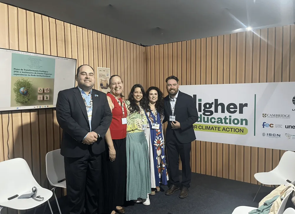Projeto sustentável do Centro Universitário Integrado, de Campo Mourão (PR), tem capítulo em livro lançado na COP30